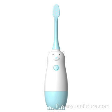 Brosse à dents sonores avec une brosse à dents électrique à capuchon pour les enfants